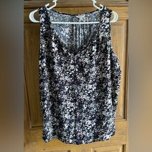 Sonoma Floral Sleeveless Women's Top XL